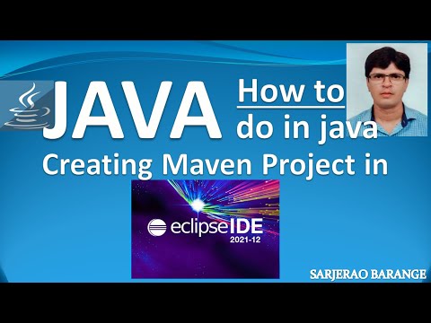 Creating maven project in eclipse ide and specifying maven dependency in POM.xml file.