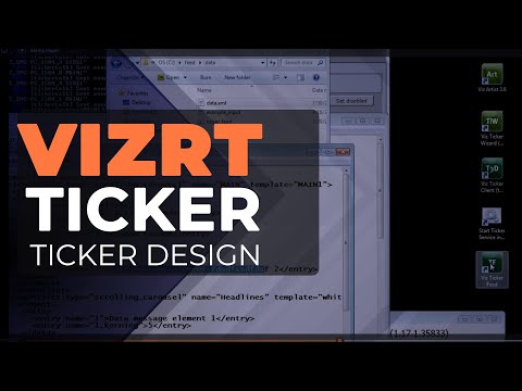 Vizrt Ticker - Ticker Design