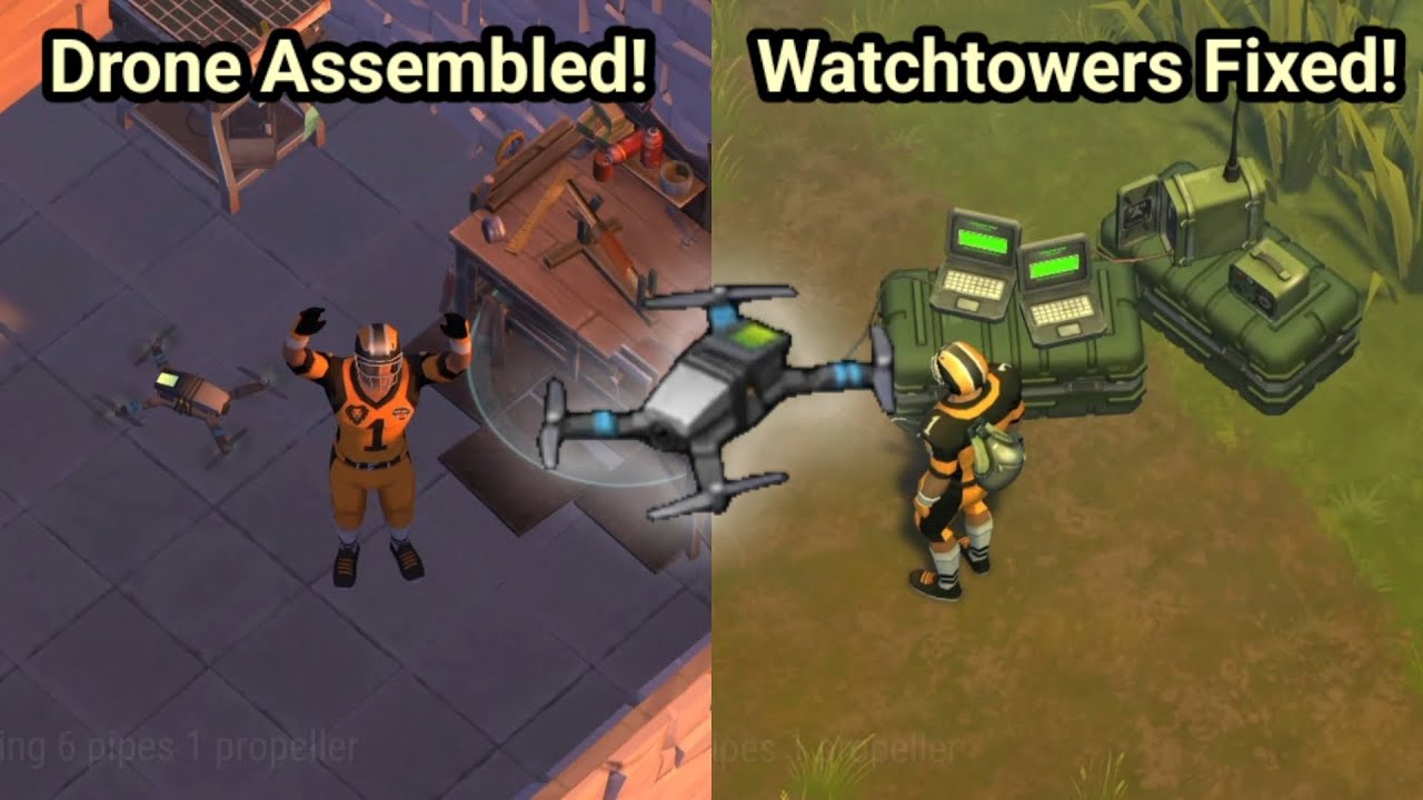 Assembling Drone & Fixing Watchtowers! | Showcase, Gameplay video | Last Day on Earth: Survival