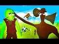 Siren Head vs Monster School: Zombie in Trouble! - TABS Animation