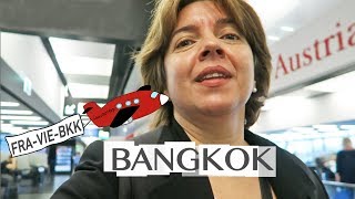 FLYING TO BANGKOK ON AUSTRIAN, CONNECTING FLIGHT AT VIENNA