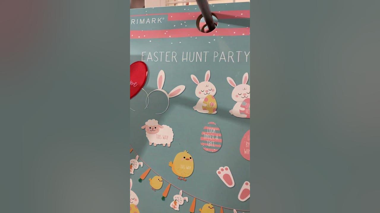 Primark easter hunt party set only 2 pounds YouTube