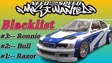 NFS Most Wanted 2005 Gameplay Final Part | Defeating the Top 3 Blacklist Racers!