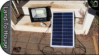 100w Cyberdax Light with Solar Panel