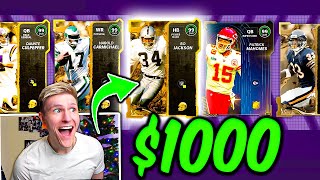 *INSANE* $1000 Ultimate Legend Pack Opening! (NFL Honors, Boss ULs, 99s, + more)