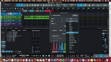 Setting Up Metronome (Click Track)