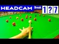 Snooker Headcam 100 Break Tutorial POV