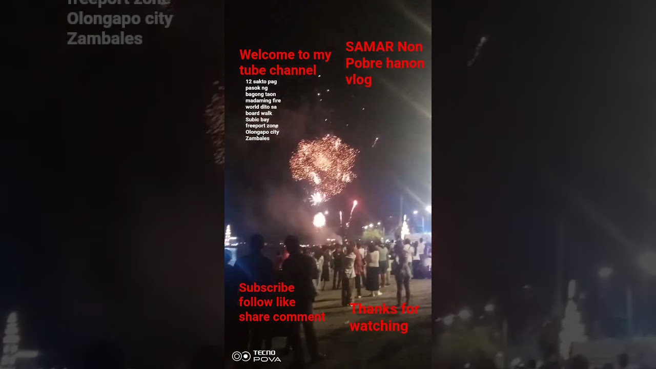 12 sakto pag pasok ng bagong taon 2026 madaming fire world Subic bay freeport zone Olongapo city