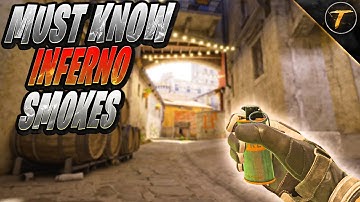 CS2 Inferno Smokes You MUST Know! | CS2 Inferno Smoke Lineups