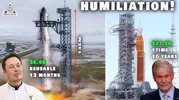 Wat SpaceX net deed met de Starship-lanceertoren, was een enorme schande voor NASA!