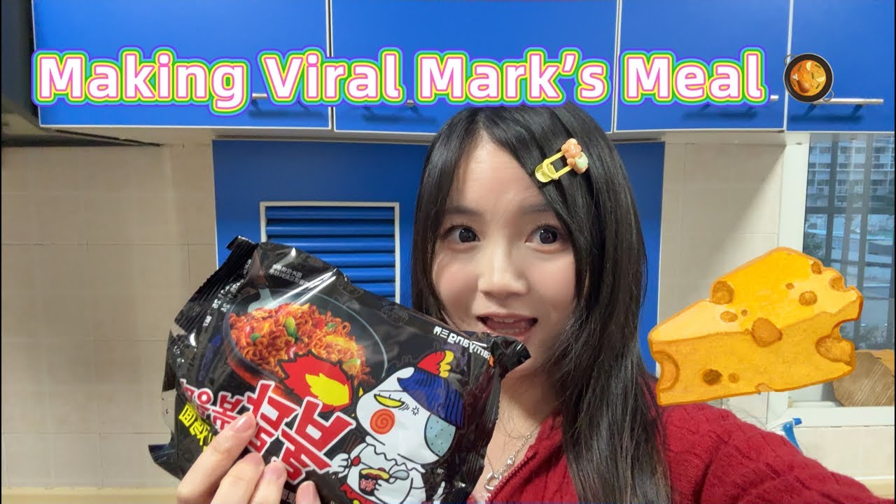 Vlog| Making the Viral Mark’s Meal 🍜 Cheese Ramen feast  🧀 🧧
