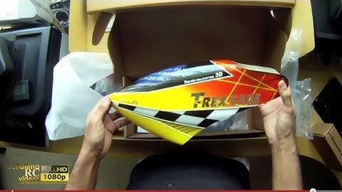 UNBOXING RC - ALIGN T-Rex 550 E Combo