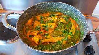 Blue Whiting Fish Recipe Bengali Style Fish Simple Mach Ranna Whiting Fish With Beans Potatoes