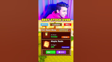 GROW A GARDEN BEST STOCK EVER 😍