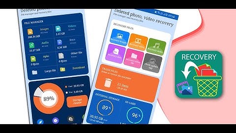 File recovery from trash folder