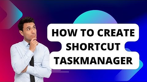 How to create task manager shortcut on desktop | window tips tricks