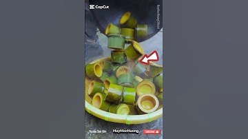 Quá trình làm cốc tre siêu đẹp và độc đáo nhất thế giới #short