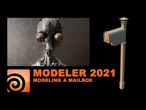 Modeler 2021 Tutorial - Modeling A Mailbox From Scratch