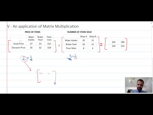 An Application of Matrix Multiplication