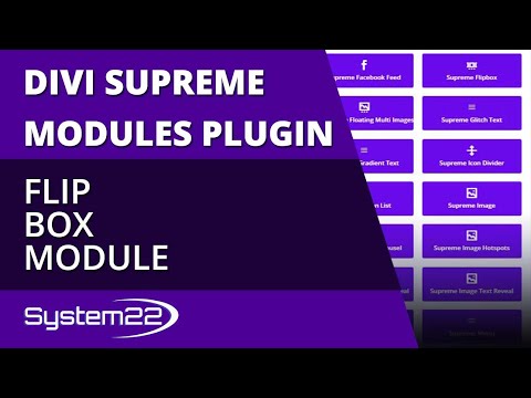Divi Supreme Modules Flipbox Module 👍