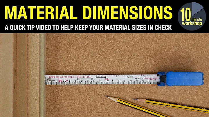 Material Dimensions [video# 303]
