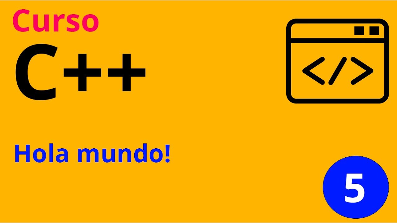 Clase 5 - Curso C++. Hola mundo en C++ - YouTube