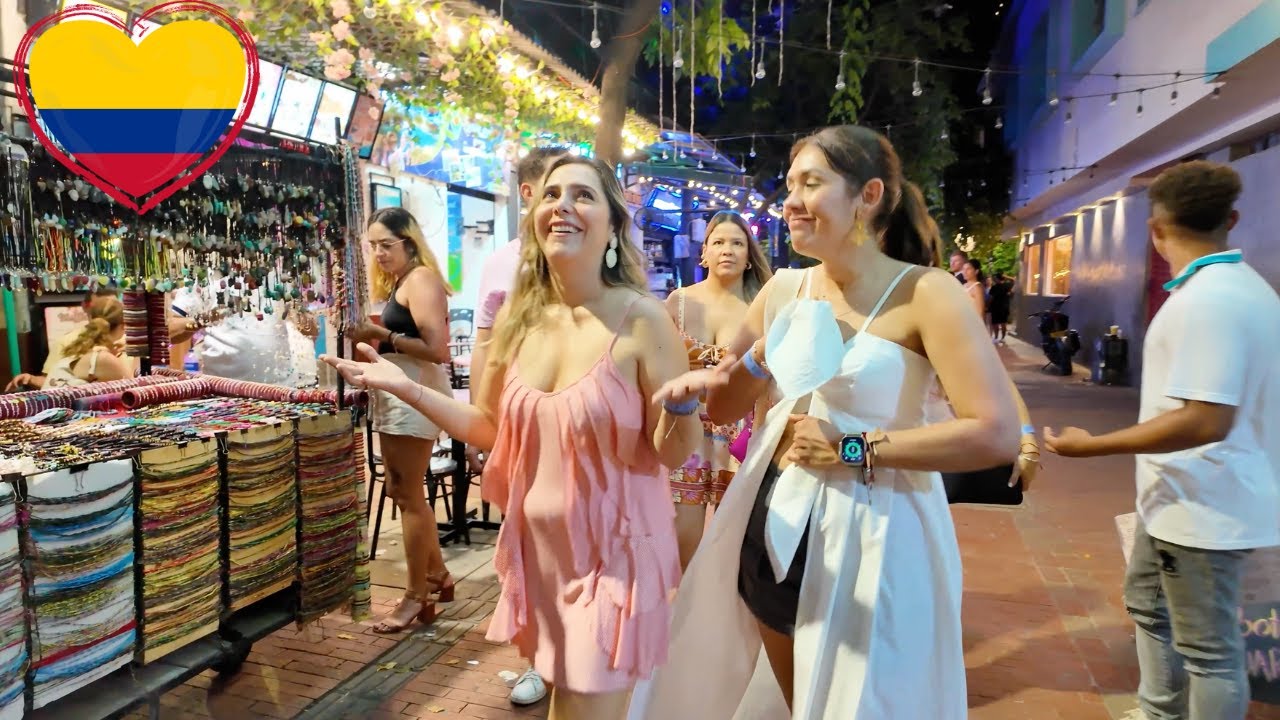 🇨🇴 Santa Marta Nightlife 2024 - Colombia Nightlife After Dark 4K HDR