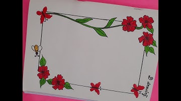 Assignment front page design,,🦋💫#Border design