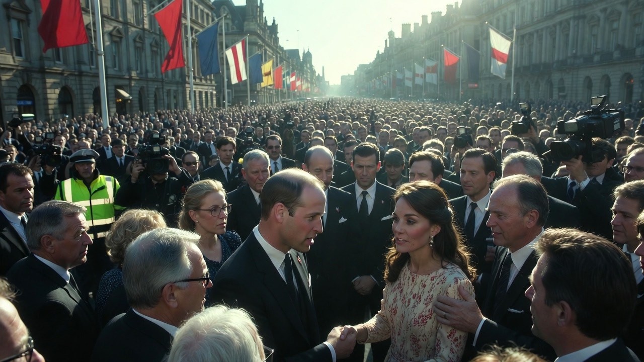 Tears at the Royal Arrival The Words from Prince William and Catherine Princess Wales TouchedHearts💔