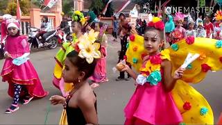 Karnaval HUT RI ke 72 Tingkat SD Kecamatan Songgon Banyuwangi Jawa Timur
