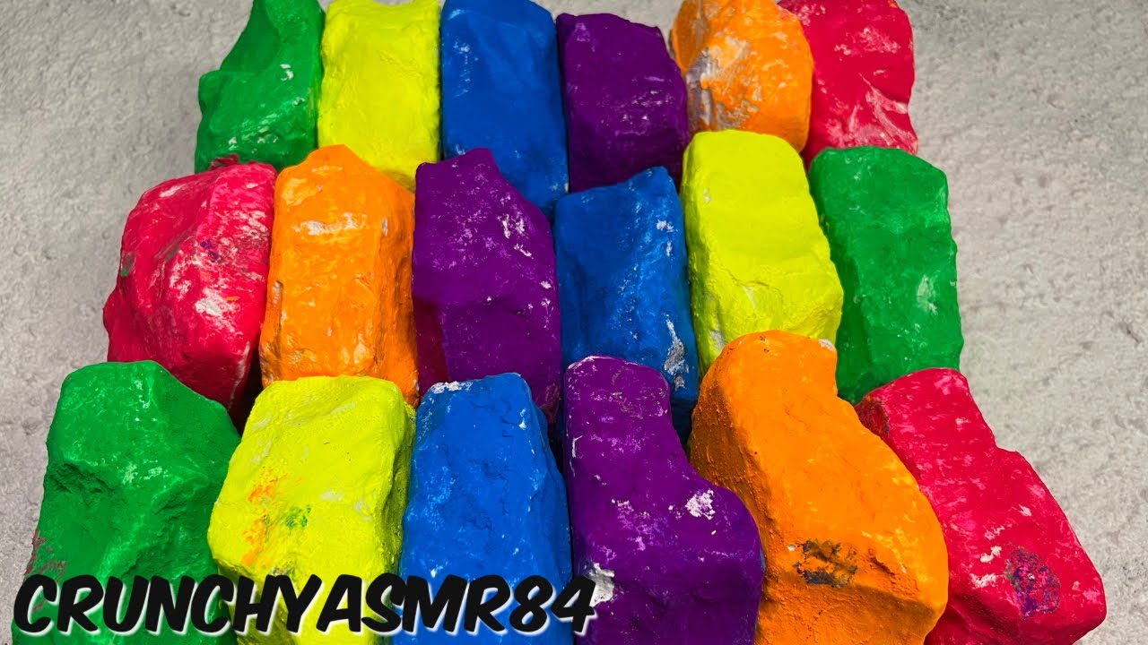 Taste the Rainbow | Colorful Jumbos | Oddly Satisfying | ASMR | Sleep Aid 