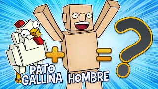 HYBRID ANIMALS: PATO GALLINA + HOMBRE = ? | iTownGamePlay