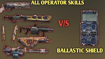 Cod mobile all operators skill vs ballastic shield