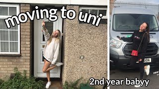 moving into my 2nd year uni house !! | university move in vlog 2021