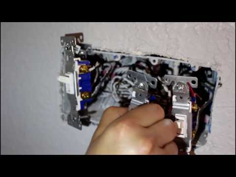 How To Rewire a Ceiling Fan from Single Switch to Dual Switch - YouTube