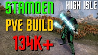 ESO - Stamina Warden PVE Build (134k+) - High Isle