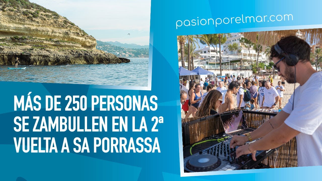 La 2ª Vuelta a Sa Porrassa reúne a más de 250 nadadores en la playa de Magaluf