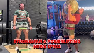 Martins Licis | Julius Maddox | Mitchell Hooper | Strongman &amp; Powerlifting News ep102