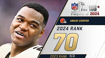 70: Amari Cooper (WR, Browns) | Top 100 Players of 2024 thumbnail