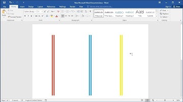 How to add double vertical line in Word