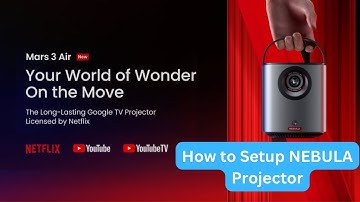 How to setup Nebula Mars 3 Air projector step by step