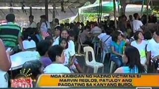 Ub Mga Kaibigan Ni Marvin Reglos, Patuloy Ang Pagdating Sa Kanyang Burol 022712