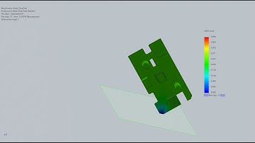Drop test of PCB circuit board in SolidWorks simulation