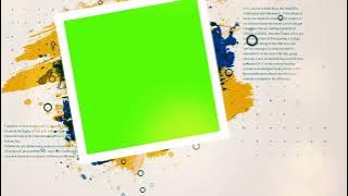 Green Screen frame slideshow | Green Screen Video Template
