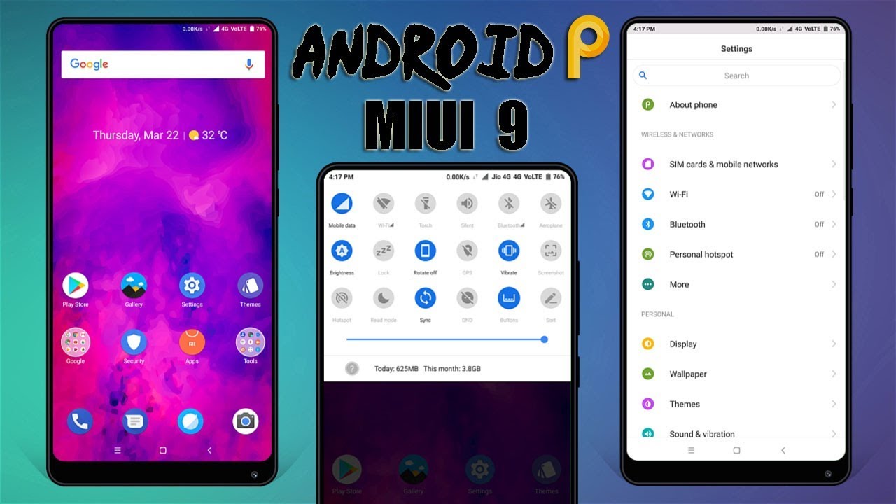 Android P Theme For Miui 9 Youtube