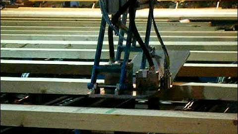 high resolution ink jet on timber sorting line in Latvia