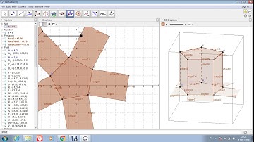 cara mudah membuat jaring kubus dan limas segi lima. by Mufvira Novitania (170205103)