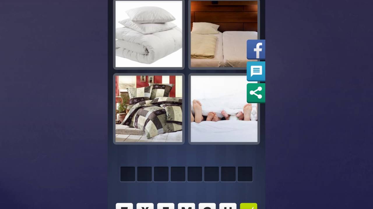 4 Bilder 1 Wort Losung Kiesen Decke Bett Bett Fusse Youtube