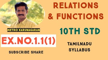 10th Std Maths Ex.1.1(1) Find AxB, AxA and BxA if (i) A= { 2,-2,3} and B= {1,-4} (ii) A=B= {p,q}