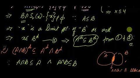 #MTH405 Lecture 38 Part 3 || Set Theoretic Operations of Derived Sets || Virtual University